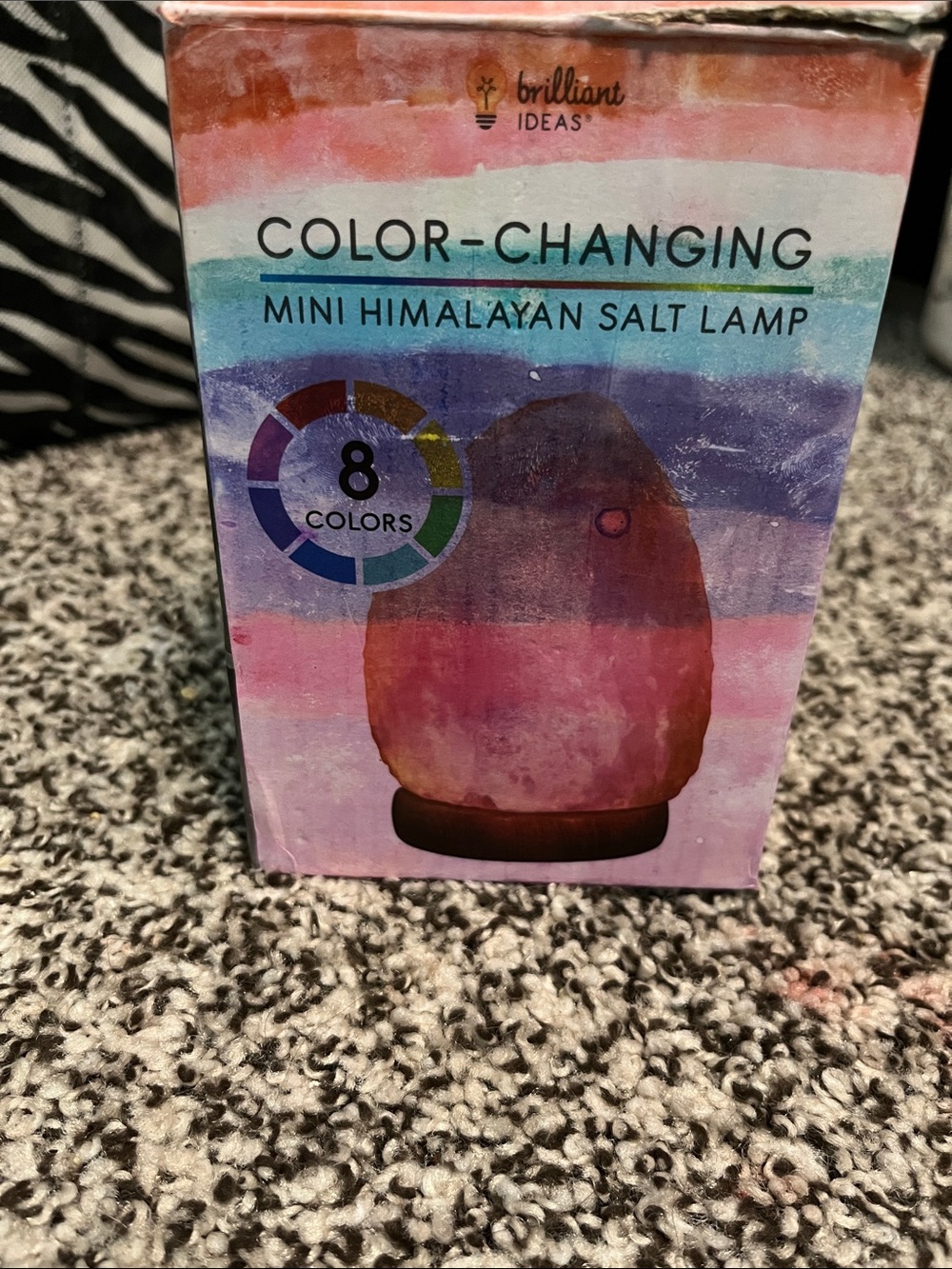 Color-Changing Mini Himalayan Salt Lamp - Pink